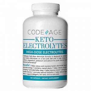 Comprar CodeAge, Keto Eletrólitos Alta-Dose - 180 Cápsulas