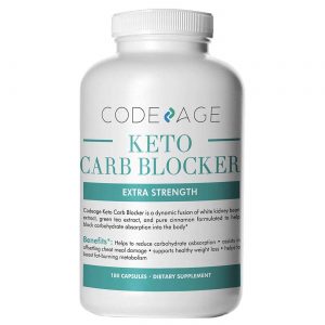 Comprar CodeAge, Keto Bloqueador de Carboidratos Extra Forte -180 Cápsulas