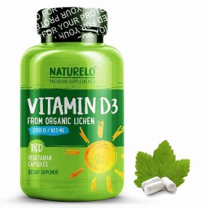 Comprar Naturelo, Vitamina D de Líquen Orgânico- 180 Cápsulas