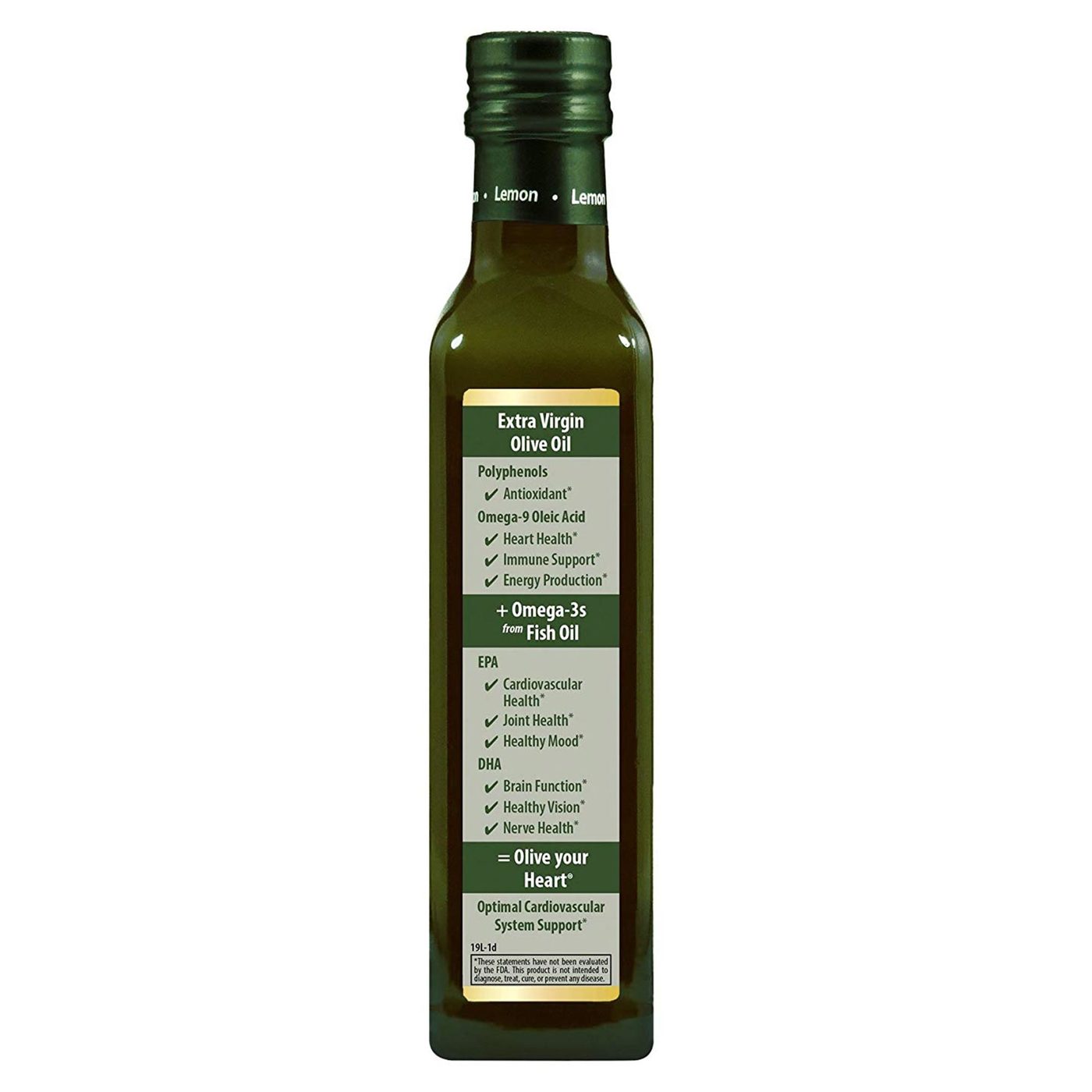 Comprar Carlson Labs Olive your Heart Olive and Fish Oil 1480 mg Omega-3s Lemon Flavor 250 ml - Imagem 3