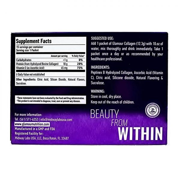 Comprar Glamour Nutrition, Colágeno - Uva da Paixão - 15 Unidades - Imagem 5