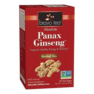 Comprar Bravo Tea, Chá de Panax Ginseng - 20 Saquinhos de Chá