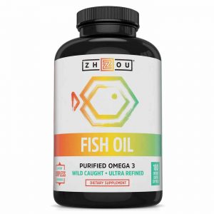 Comprar Zhou Nutrition Fish Oil Purified Omega 3 180 Enteric Coated Softgels