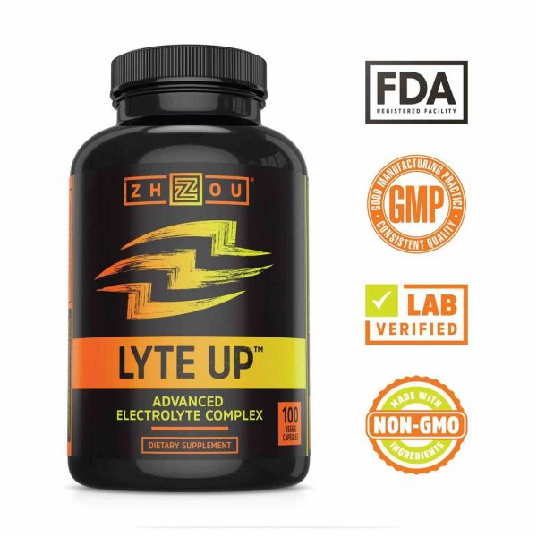 Comprar Zhou Nutrition Lyte Up Advanced Electrolyte Complex 100 Veggie Capsules - Imagem 4