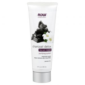 Comprar Now Foods, Máscara Facial Detox Carvão Ativado - 118 ml