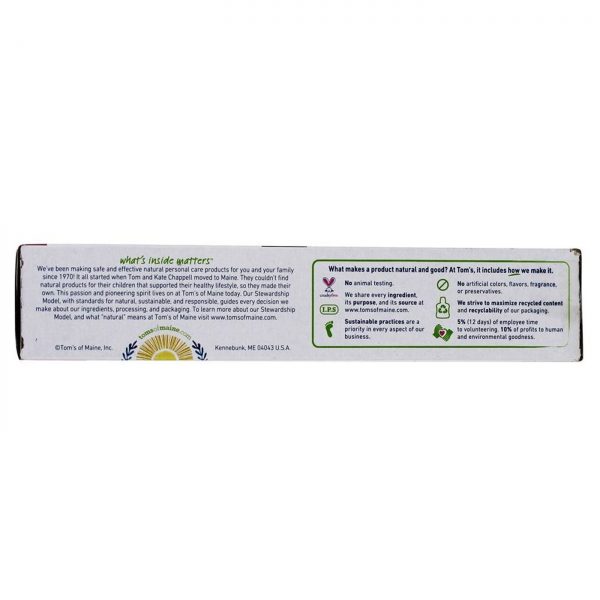 Comprar Tom's of Maine, Creme Dental de Carvão Ativado com Flúor, Hortelã-Pimenta - 133 g - Imagem 4
