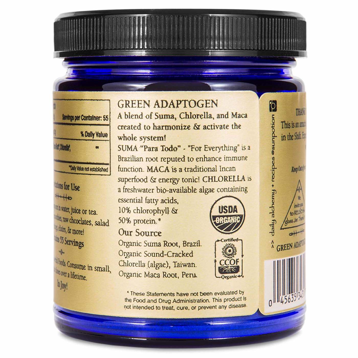 Comprar Sun Potion Green Adaptogen - 3.9 oz (111 g) - Imagem 3