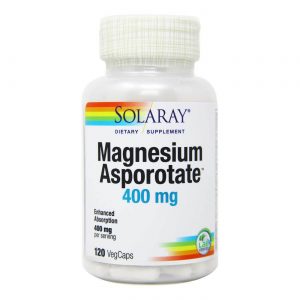 Comprar Solaray, Asporotato de Magnésio 200 mg - 120 Cápsulas