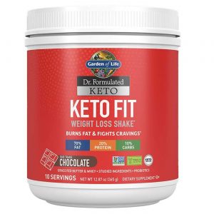 Comprar Garden of Life Dr. Formulado Keto Fit Shake Perda De Peso - Chocolate - 12.52 oz (355 g)