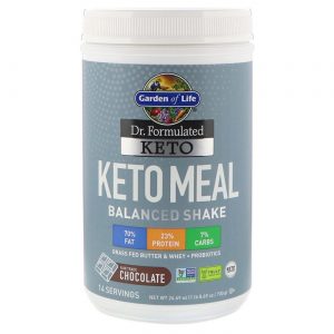 Comprar Garden of Life Dr. Formulado Keto Meal Balanced Shake - Chocolate - 23,70 onças (672 g)