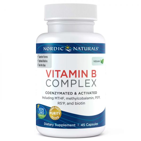 Comprar Nordic Naturals, Complexo De Vitamina B - 45 Cápsulas