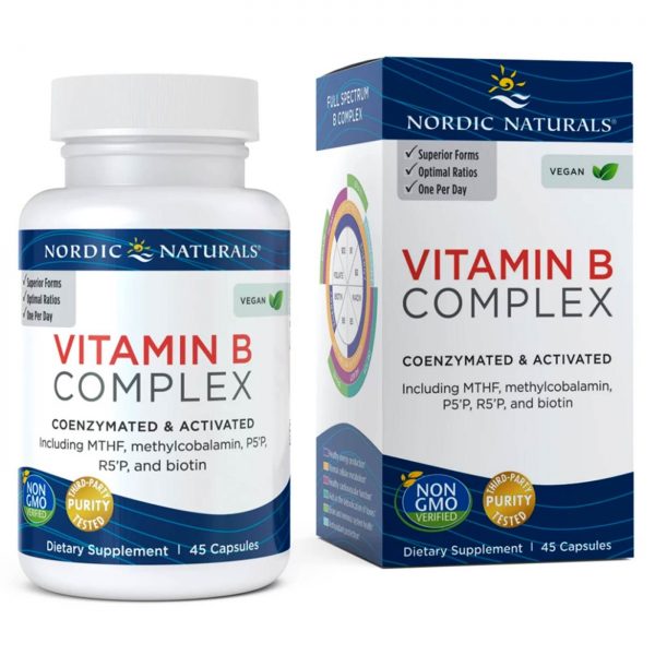 Comprar Nordic Naturals, Complexo de Vitamina B - 45 Cápsulas - Imagem 5
