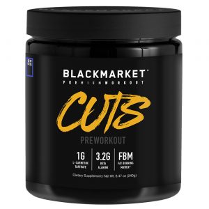 Comprar Blackmarket CUTS Pré-treino - Razz Azul - 30 porções