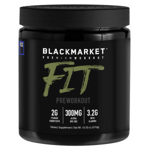 Comprar Blackmarket Fit Pre Workout - Razz Azul - 25 porções
