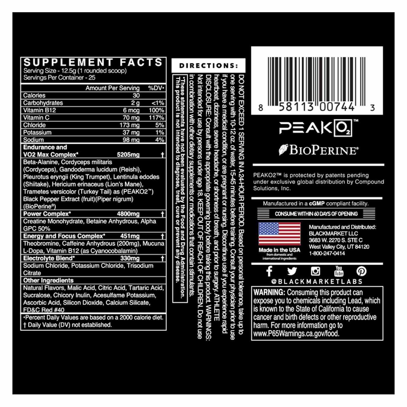 Comprar Blackmarket Fit Pre Workout - Juice Box - 25 porções - Imagem 2