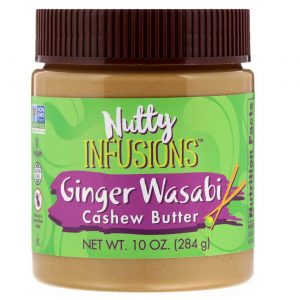 Comprar Now Foods Nutty Infusions Manteiga de caju de gengibre Wasabi - 10 oz