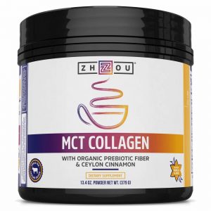 Comprar Zhou, Colagénio MCT - Sabor Baunilha - 13,4 oz (379g)