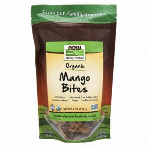 Comprar Now Food, Pedaços de Manga Orgânica - 8 oz (227g)