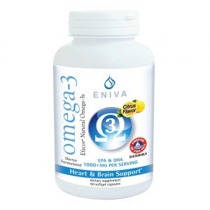 Comprar Eniva Omega 3 EPA DHA Efacor Natural Omega 3s Citrus - 60 Softgel Capsules