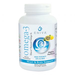 Comprar Eniva Omega 3 EPA DHA Efacor Natural Omega 3s Citrus - 120 Softgel Capsules
