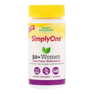 Comprar Super Nutrition, SimplyOne® Multivitamínico Feminino (50 anos ou mais) - 30 Tabletes
