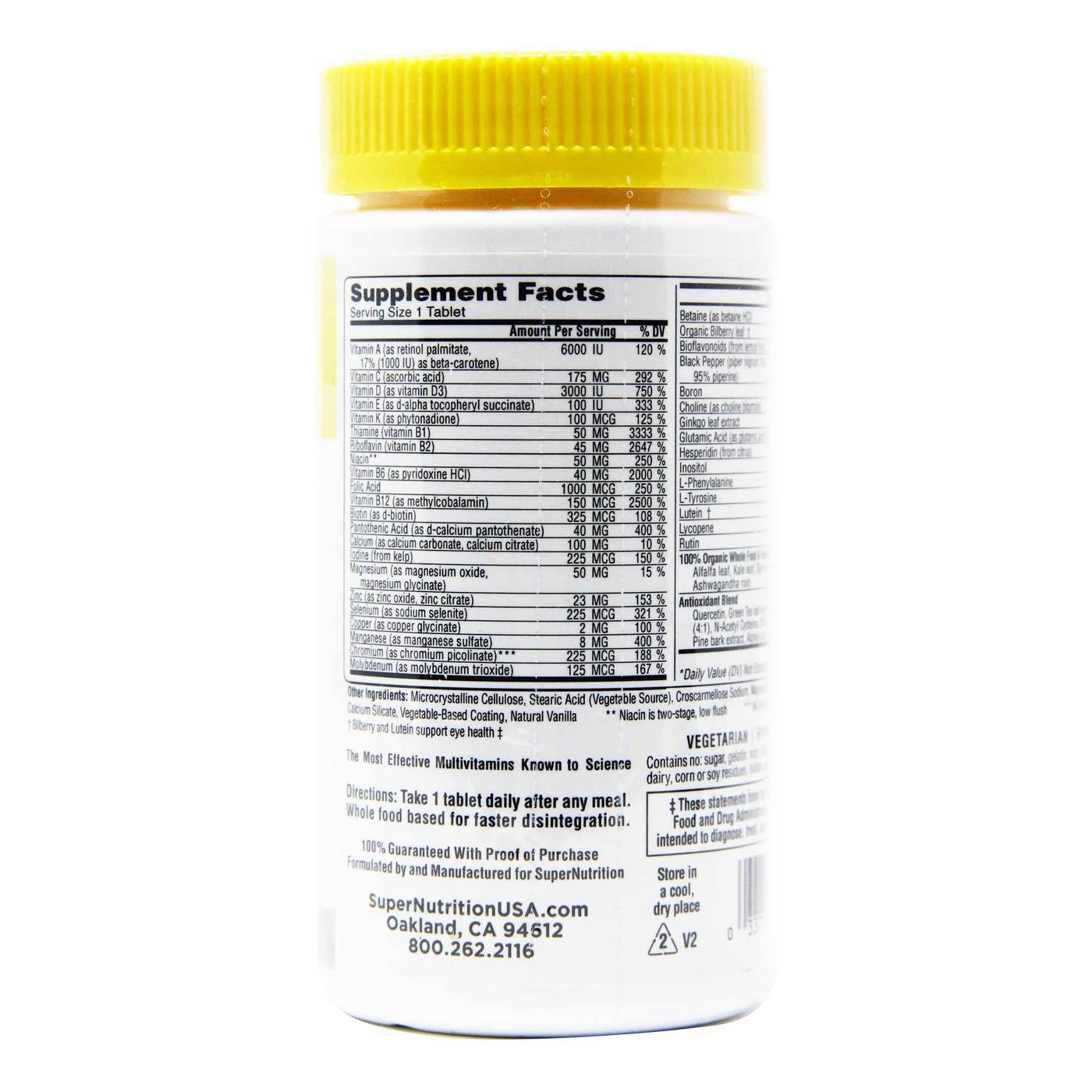 Comprar Super Nutrition SimplyOne 50+ Women Iron-Free - 90 Tablets - Imagem 2