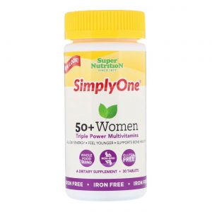 Comprar Super Nutrition SimplyOne 50+ Women Iron-Free - 30 Tabets
