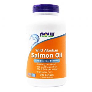 Comprar Now Foods, Óleo de Salmão Selvagem do Alaska - 200 Cápsulas em Gel