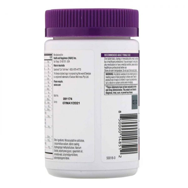 Comprar Swisse, Multivitamínico para Mulheres +50 Ultivite® - 60 Tabletes - Imagem 4