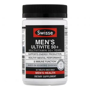 Comprar Swisse, Ultivite - Multivitamínico para Homens de 50 anos ou mais - 60 Comprimidos