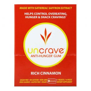 Comprar Uncrave - Goma Anti Fome Sabor Canela - 7 Pacotes / 14 Peças