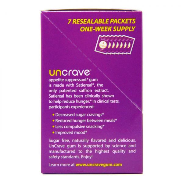 Comprar Uncrave - Goma Anti Fome Sabor Frutos Silvestres 7 Pacotes / 14 Peças - Imagem 4