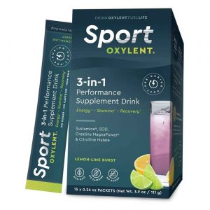 Comprar Oxylent 3-In-1 Performance Supplement Drink Powder Lemon Lime - 15 Packets