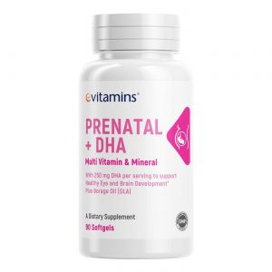 Comprar eVitamins, Multi Vitaminas e Minerais Prenatal com DHA - 90 Cápsulas em Gel