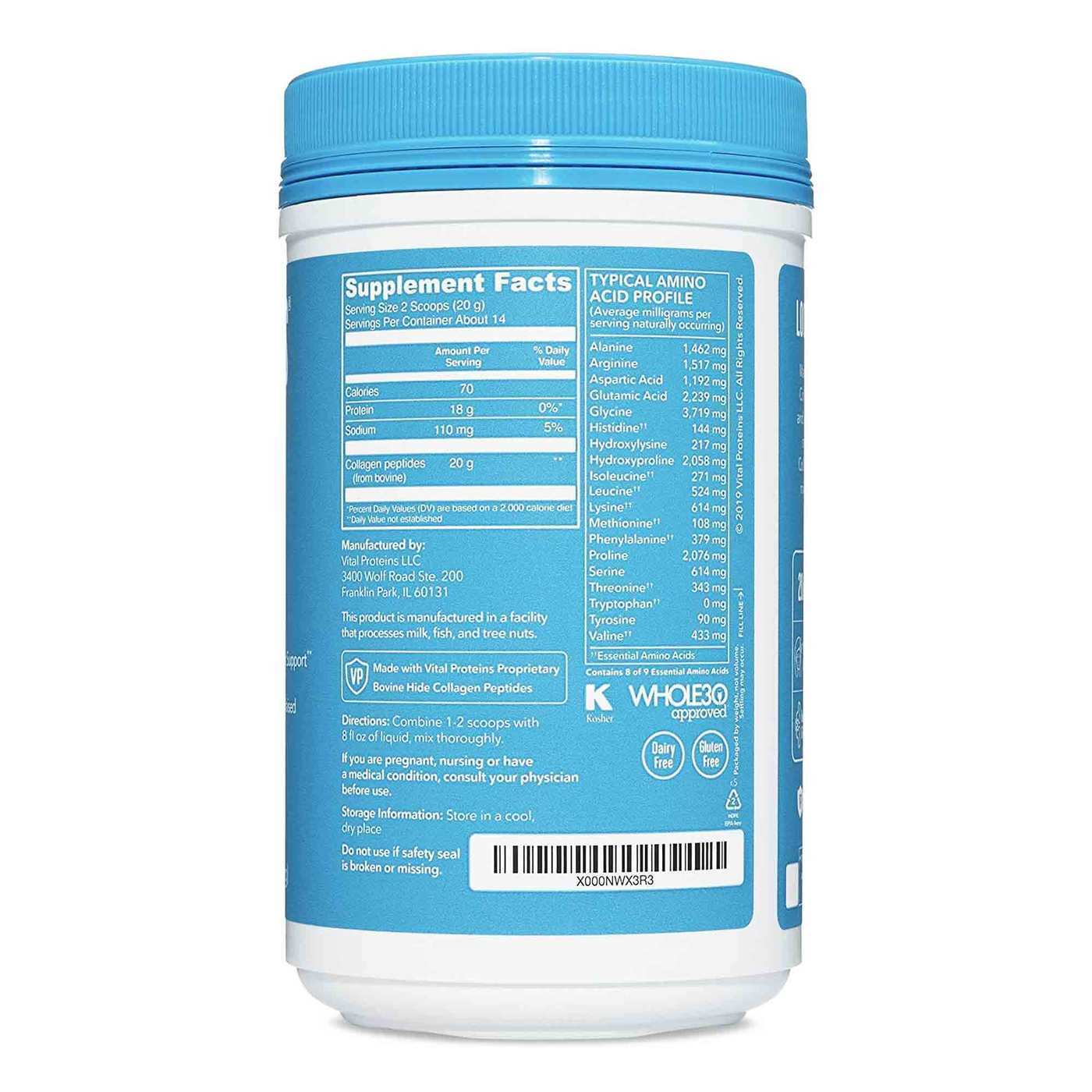 Comprar Vital Proteins, Peptídeos de Colágeno - 284 g - Imagem 2