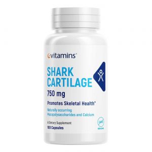 Comprar eVitamins, Cartilagem de Tubarão 750 mg - 100 Cápsulas