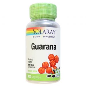 Comprar Solaray, Guaraná - 100 Cápsulas