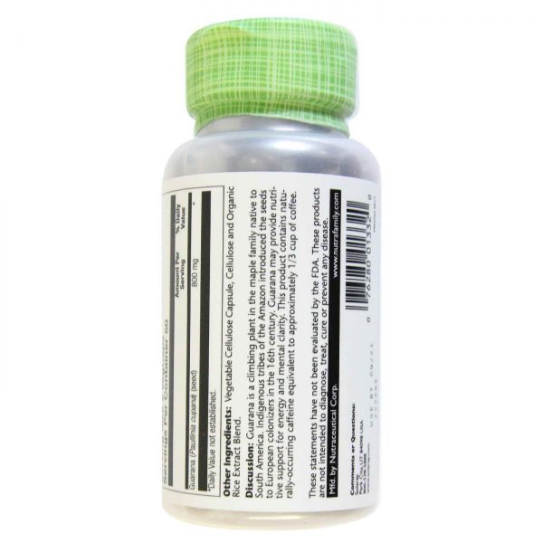 Comprar Solaray, Guaraná - 100 Cápsulas - Imagem 4