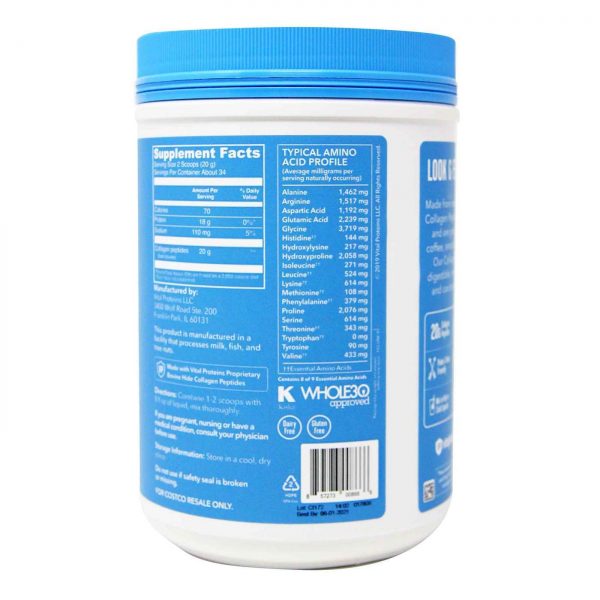 Comprar Vital Proteins, Peptídeos de colágeno sem sabor - 24 oz (680 g) - Imagem 4