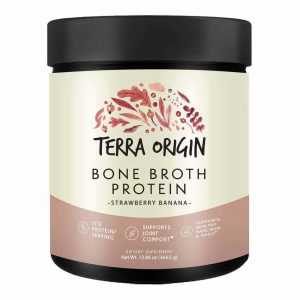 Comprar Terra Origin Bone Broth Collagen Protein Strawberry Banana - 13.69 oz (388 g)