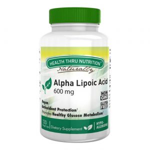 Comprar Health Thru Nutrition, Ácido Alfa Lipóico 600 mg - 120 Cápsulas Vegetarianas