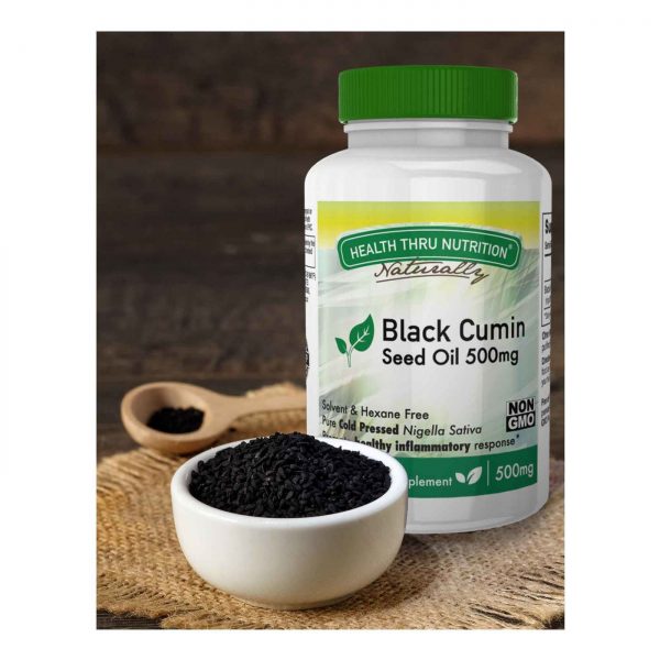 Comprar Health Thru Nutrition, Óleo de Semente Preta 500mg - 100 Cápsulas em gel - Imagem 5