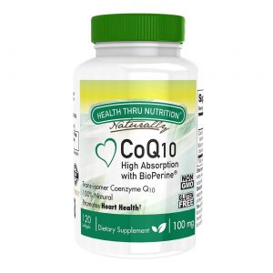 Comprar Health Thru Nutrition CoQ10 100mg with Bioperine - 120 Softgels