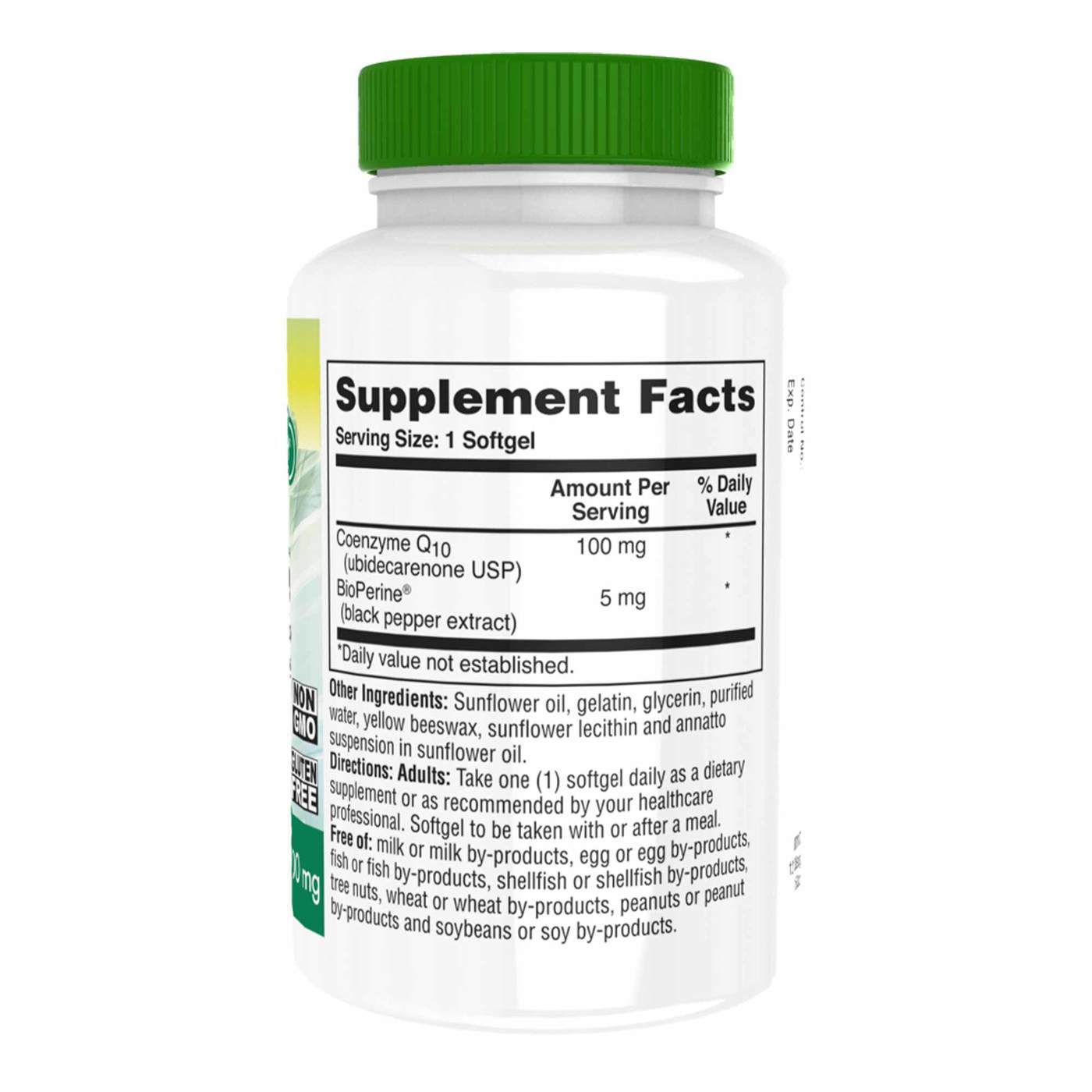 Comprar Health Thru Nutrition CoQ10 100mg with Bioperine - 120 Softgels - Imagem 3