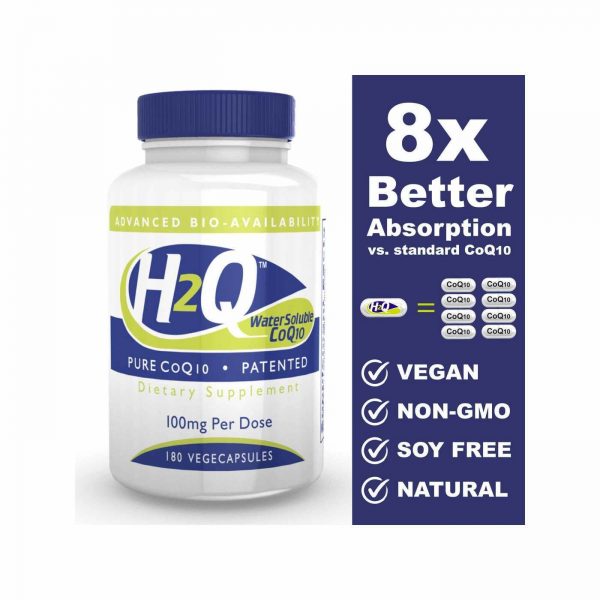 Comprar Health Thru Nutrition, H2Q™ CoQ10 100mg - 180 Cápsulas Vegetarianas - Imagem 4