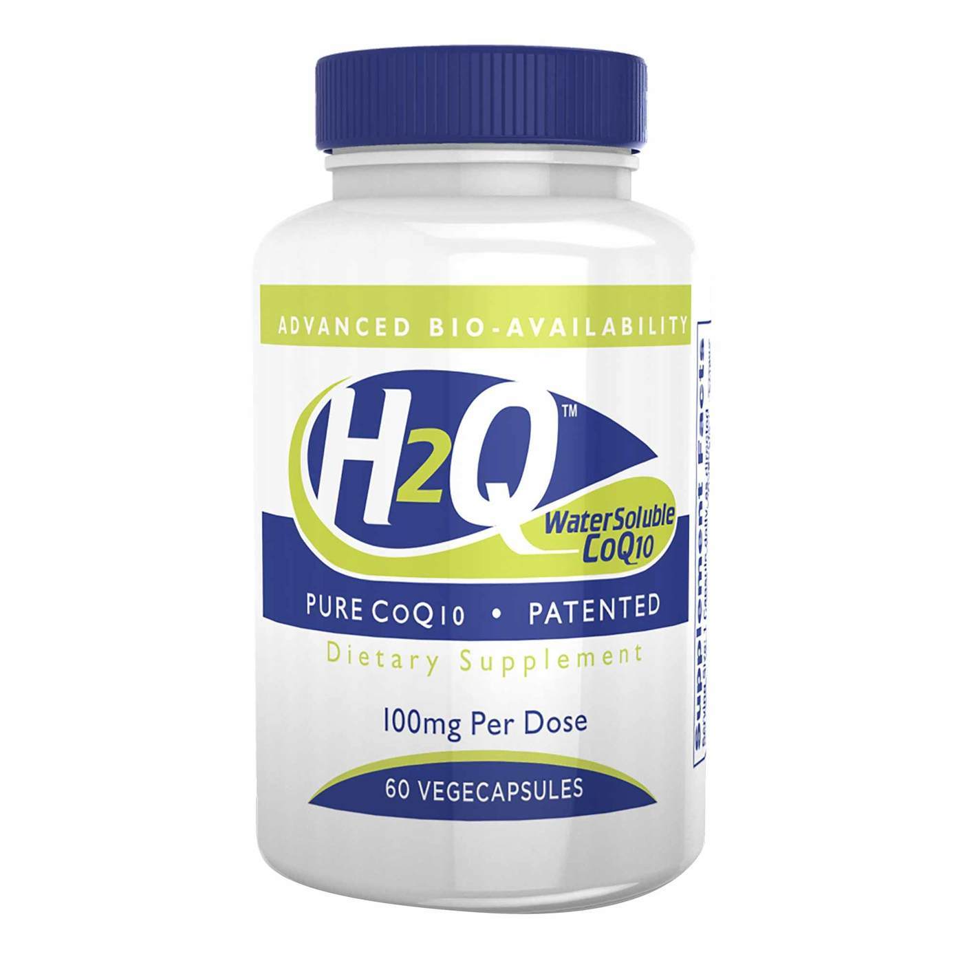 Comprar Health Thru Nutrition H2Q CoQ10 100mg - 60 Vegetarian Capsules