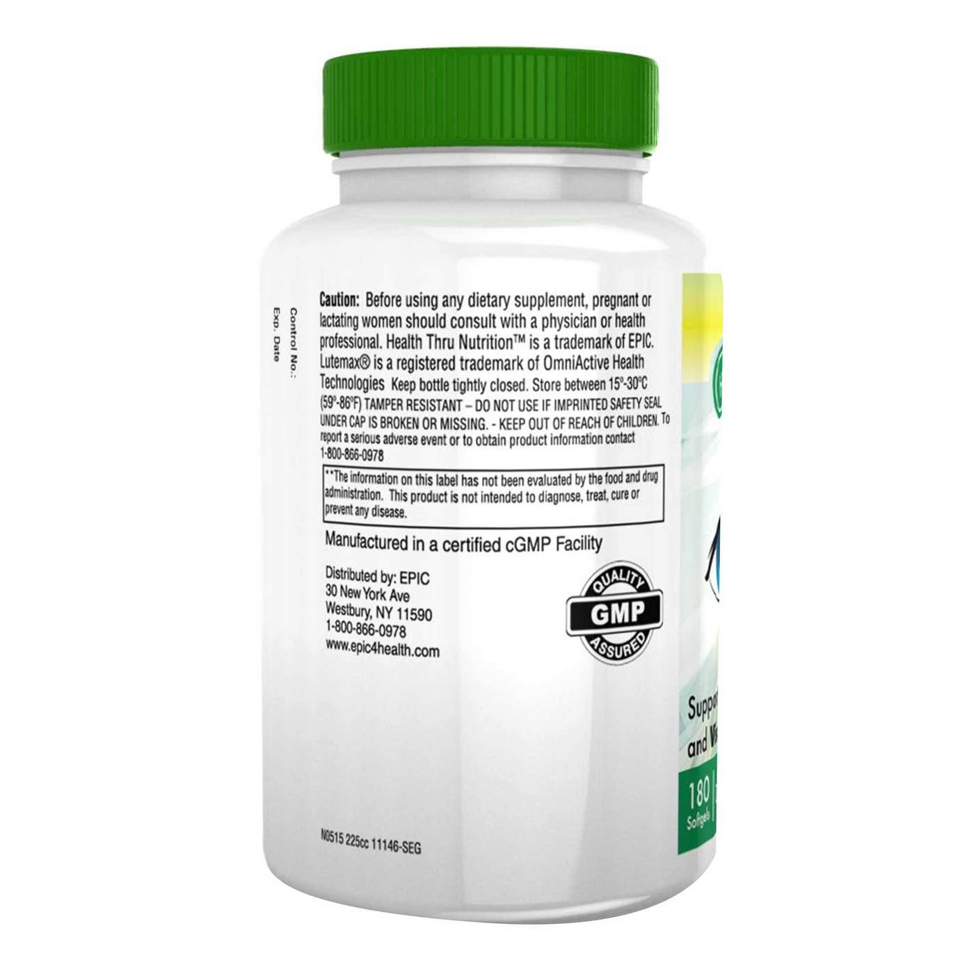 Comprar Health Thru Nutrition, Luteína 20mg - 180 Mini Cápsulas em Gel - Imagem 2