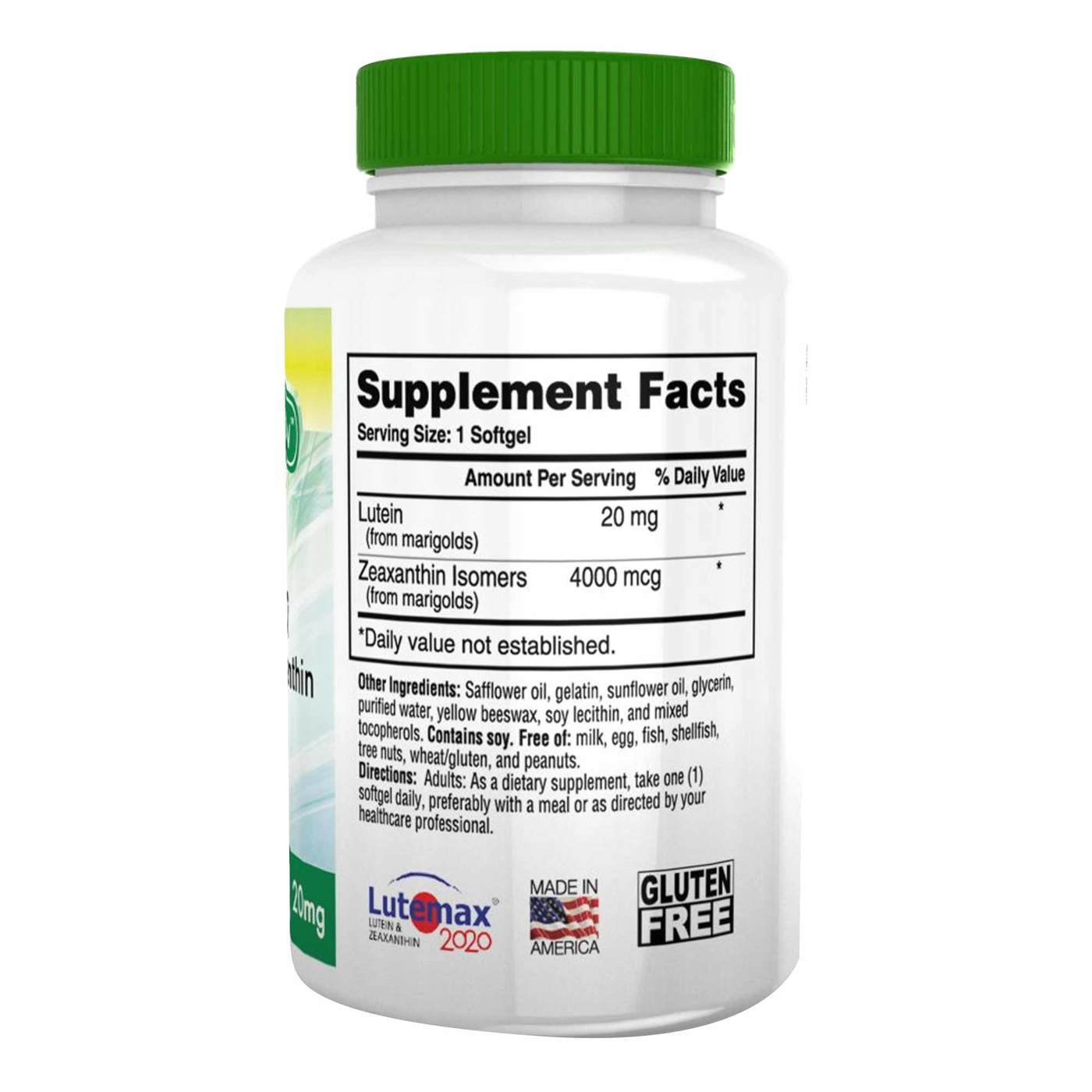 Comprar Health Thru Nutrition, Luteína 20mg - 180 Mini Cápsulas em Gel - Imagem 3