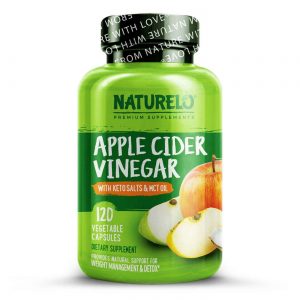 Comprar NATURELO, Vinagre de Maçã com Sais de Keto - 120 Cápsulas