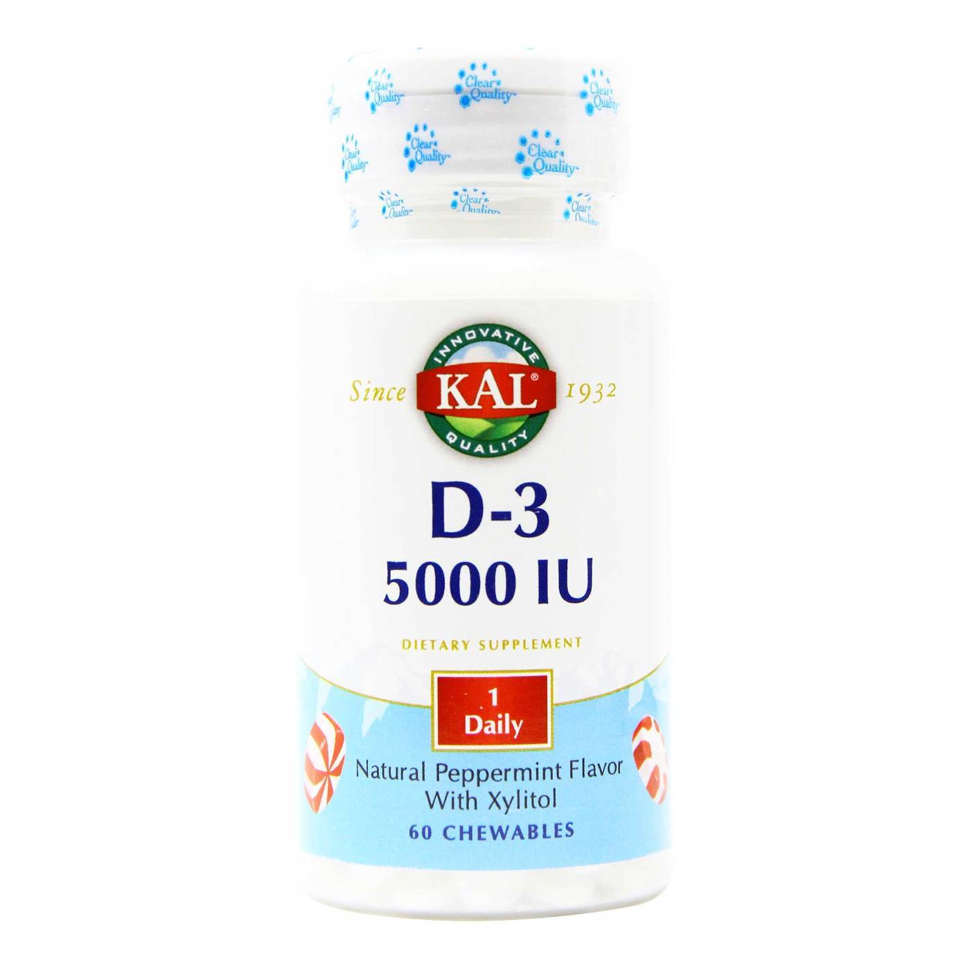 Comprar Kal, Ultra D3 5000 IU, Hortelã-Pimenta 60 Pastilhas Mastigáveis